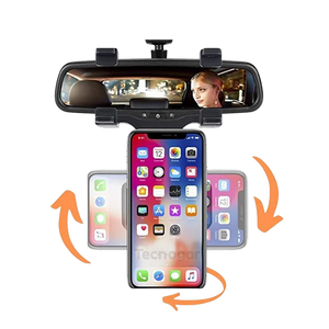 Soporte de celular para espejo retrovisor